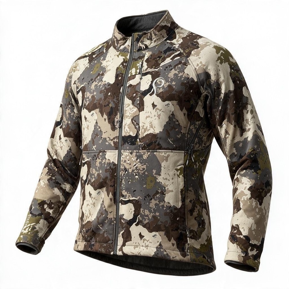 Prois Torai Hunting Jacket Womens XL 14-16 Veil Camo Midweight Softshell #3089